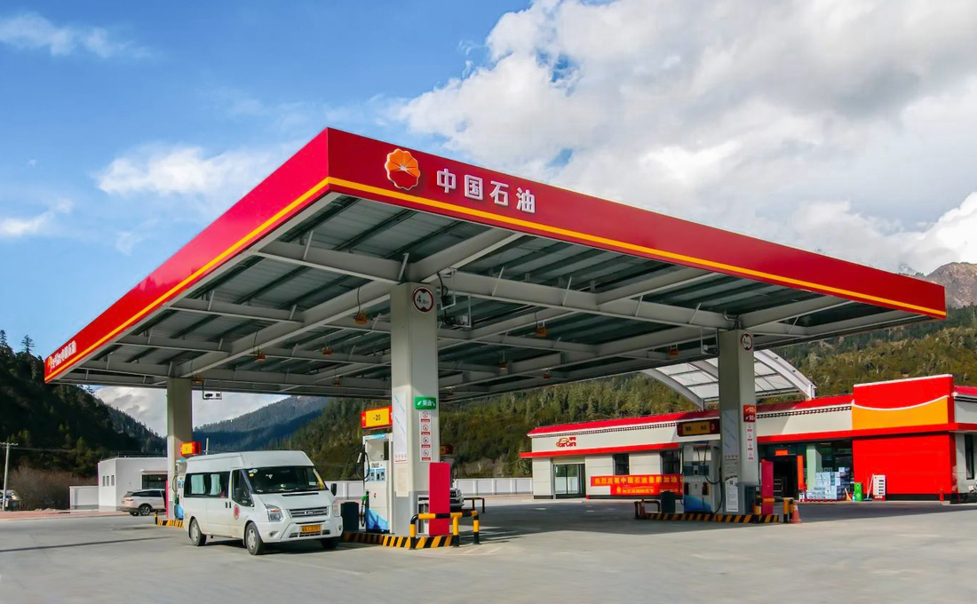中石油杭州余杭區加油站深挖翻新施工 無線傳... 